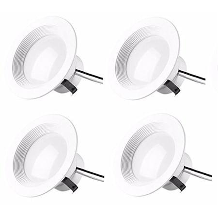Elitco Lighting 4 in. 750 Lumen Retrofit, 4PK R41250RF1-4PK